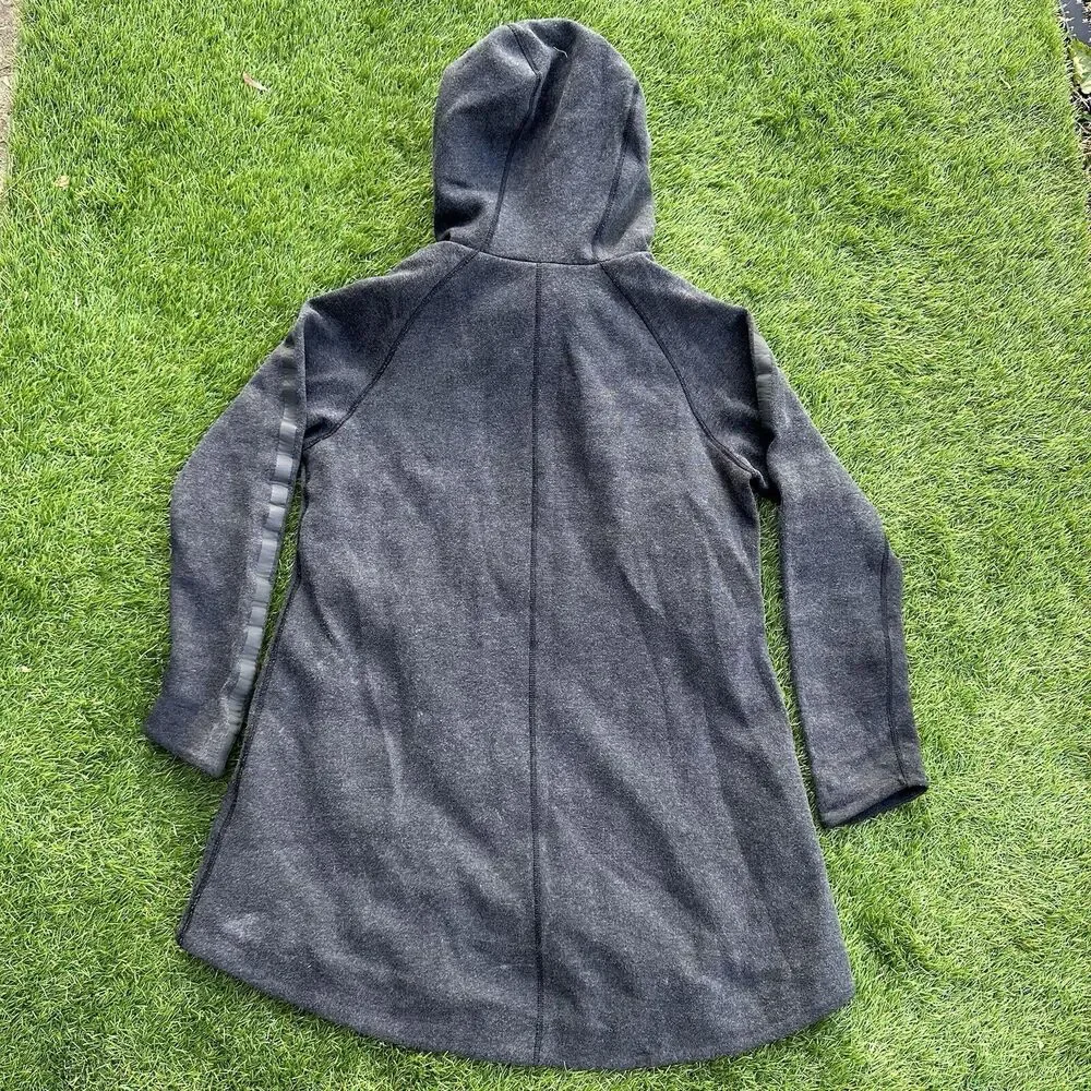 Nike Jacket Womens Small Gray Tech Fleece Aeroloft‎ 800 Down Primaloft Parka